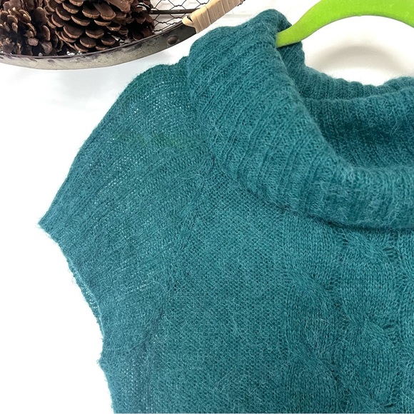 Rw&Co Alpaca Wool Mix Short Sleeve Sweater - Picture 3 of 7